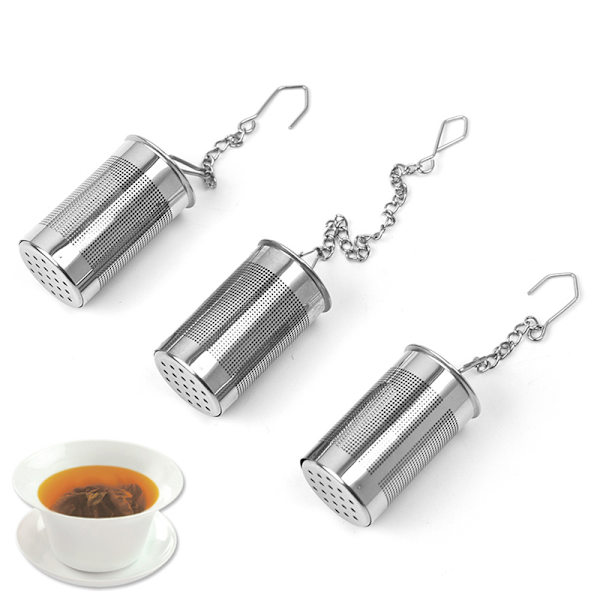 1 stk 304 te-siler i rustfritt stål Te-infuser-siler Te