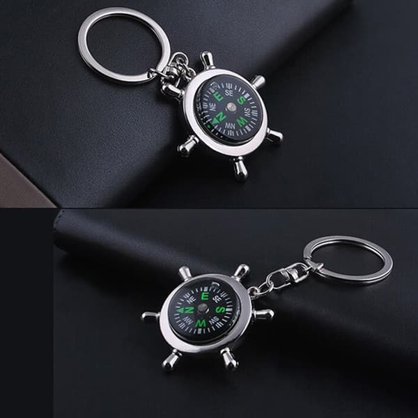 Ny Mini Trafikljus Bil Nyckelring Kedja Klassisk 3D Keyfob Key