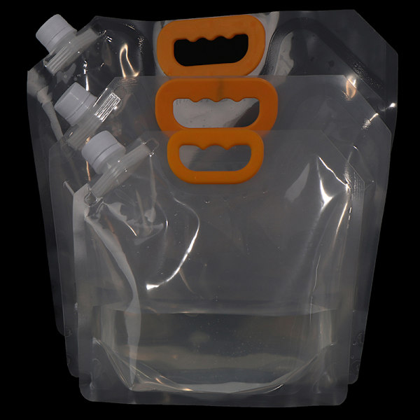 1,5/2,5/5L Stand-up Sikkerhedsdrik Emballage Taske Pouch Øl Juice 2.5L