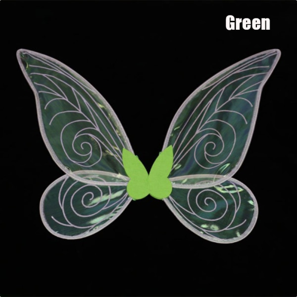 Barn Angel Lovely Fairy Butterfly Wings Fancy Dress Party C Green