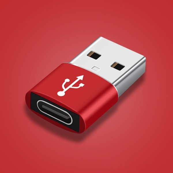 1 kpl USB C 3.1 Type C naaras USB 3.0 Type A Urosportti Conve Red