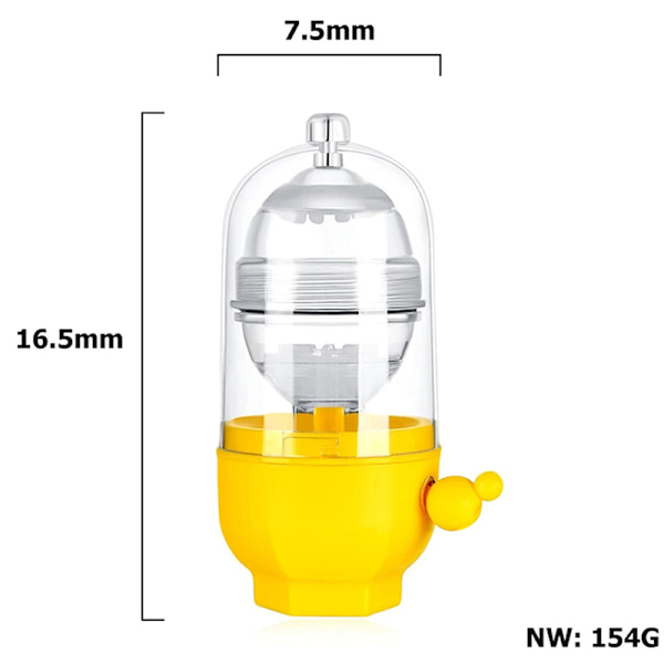 Egg Scrambler Shaker Visp Hånd Egg Maker Egg Eggeplomme White Mixer one size