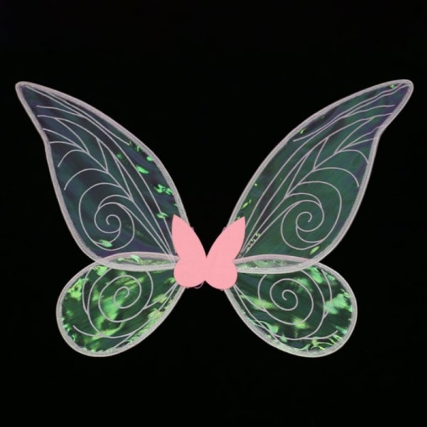 Børns engel Dejlige fe sommerfuglevinger fancy kjole fest C Pink