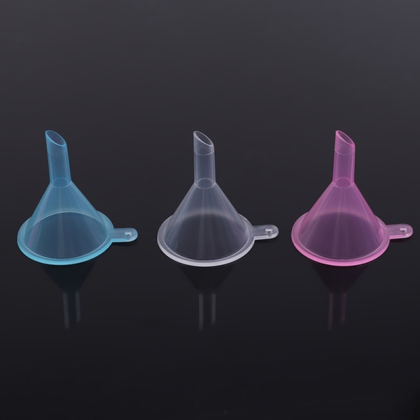 20 stk/lot Plast Småtrakter Væskefylling Tomflaske Pac Transparent 20 pcs