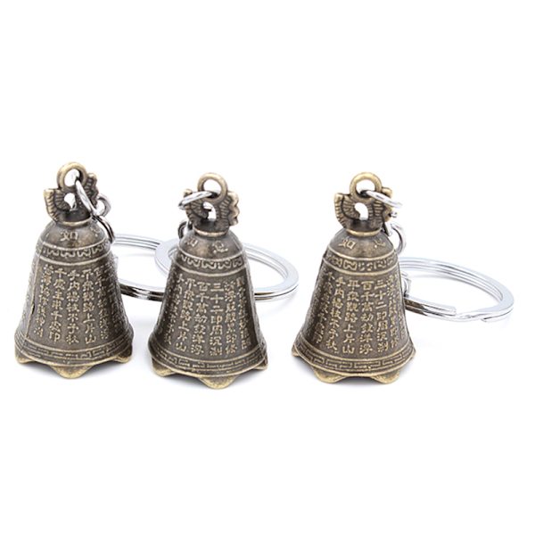 Antiikkikello-miniveistos Rukoile Guanyin Buddha Bell Shui Feng onesize