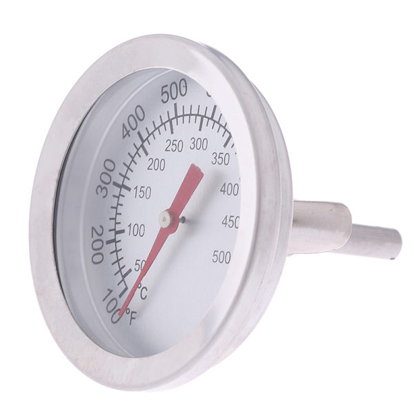 Rustfrit stål BBQ Smoker Pit Grill Bimetal termometer Tem One Size