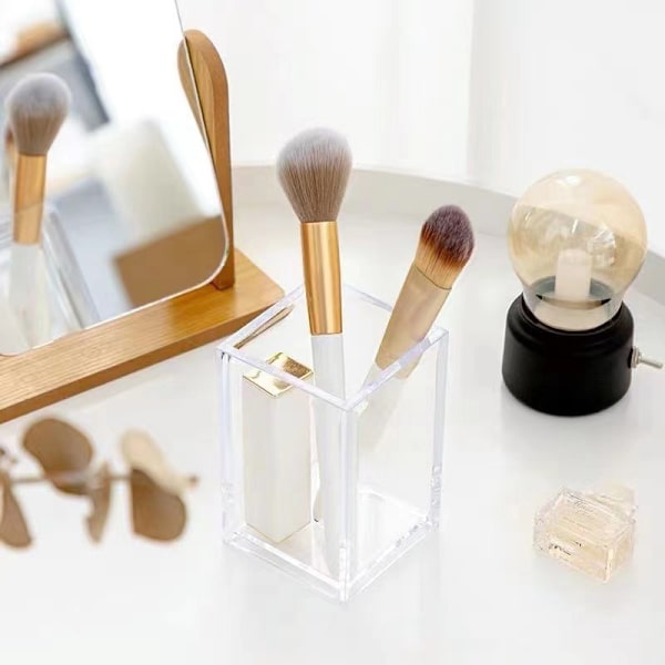Makeup Brush Holder Kosmetikk Oppbevaringsboks Holder Desktop Organi onesize