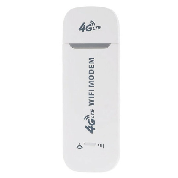 Ulåst 4G LTE USB-modem Mobil trådløs router Wifi Hotspot S White