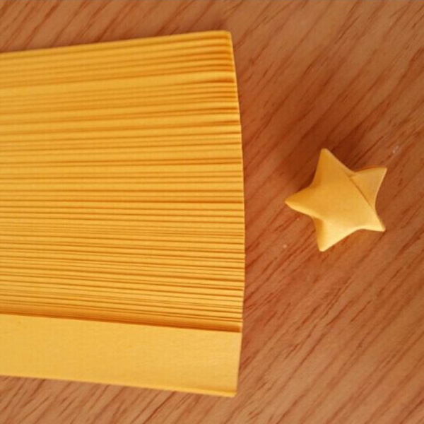 Origami Lucky Star Papir Strips Folding Paper Ribbons Farger