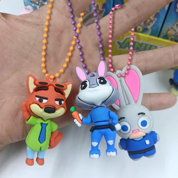 2026Anime Nøglering Vedhæng Figurer Nøglering Blind Box Legetøj Til Ch blue