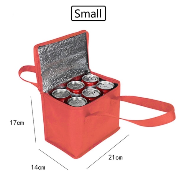 Utomhuskylbox Bärbar thermal kylväska Campin Red Large