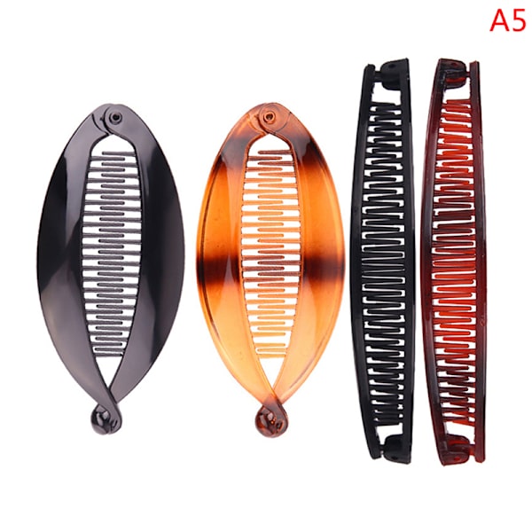 1Set Fish Shape Hair Claw Clips Banana Barrettes Hiusneulat Hiukset A5