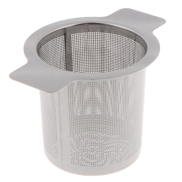 Rostfritt stål Mesh Te Infuser Metal Cup Sil Lösblad 3 pcs One Size
