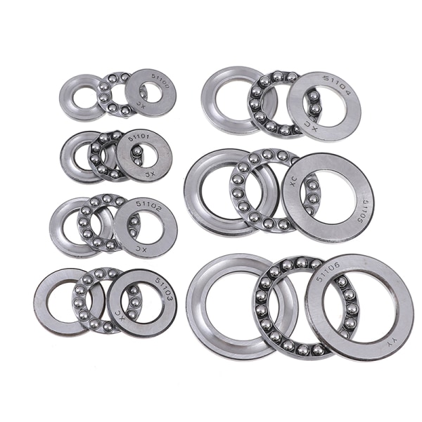 Tryckkullager 3 delar 51100 serie 51100 till 51106 A1