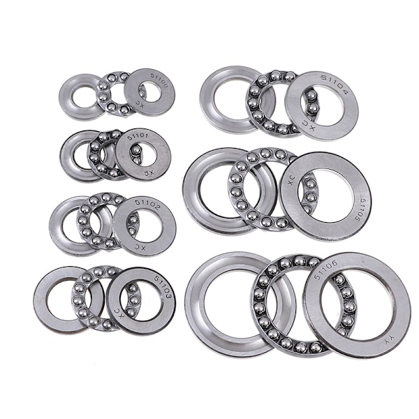 Tryckkullager 3 delar 51100 serie 51100 till 51106 A7
