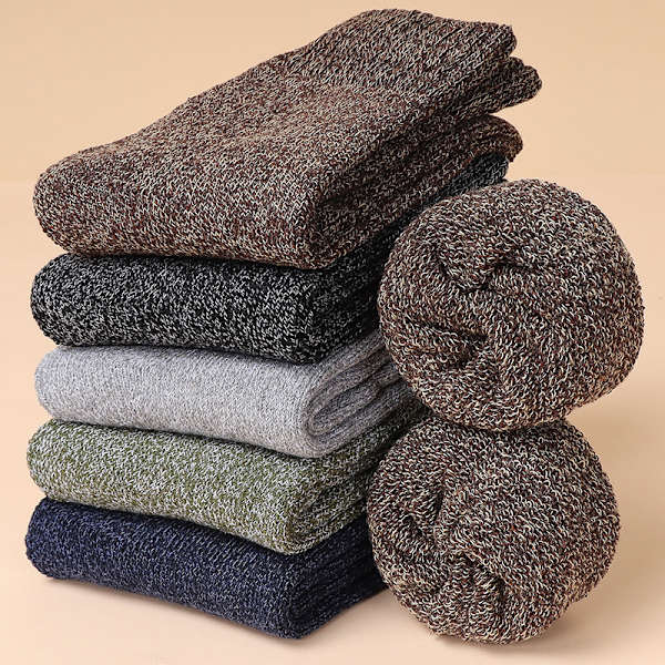 Vintervarme herresokker Tykke Åndbar Casual Business Sok Army green