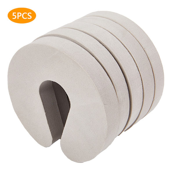 Safety Finger Safe Blødt skum dørstopper Låse Børnebeskyttelse Grey