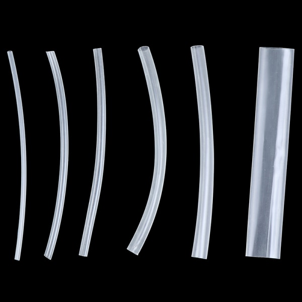 150 st 100 mm 2:1 Krympslang Polyolefin Transparent tub one size