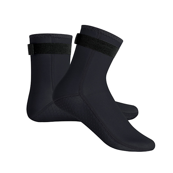 3mm Neopreeni Sukellussukat Kengät Vesisaappaat Liukumaton rantasaappaat Black L