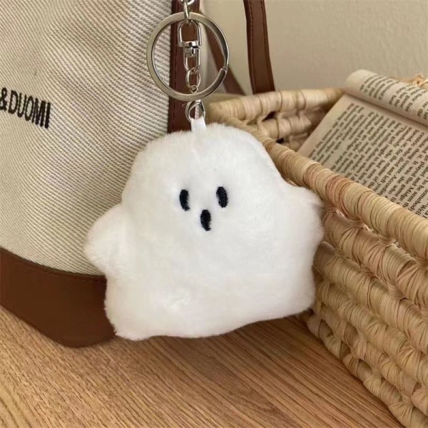 White Ghost Keychain Skolväska hängsmycke Doll e Plush Bag Hangin onesize