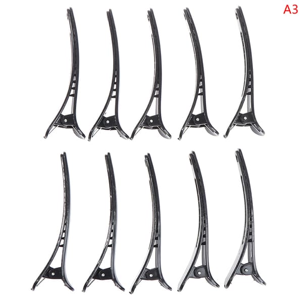 10 st/ set Professional Basic Hair Grip Clips Sektionssalong S A3