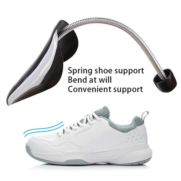 1 par plastskoträd Justerbar längd skoträd Stretch Transparent women