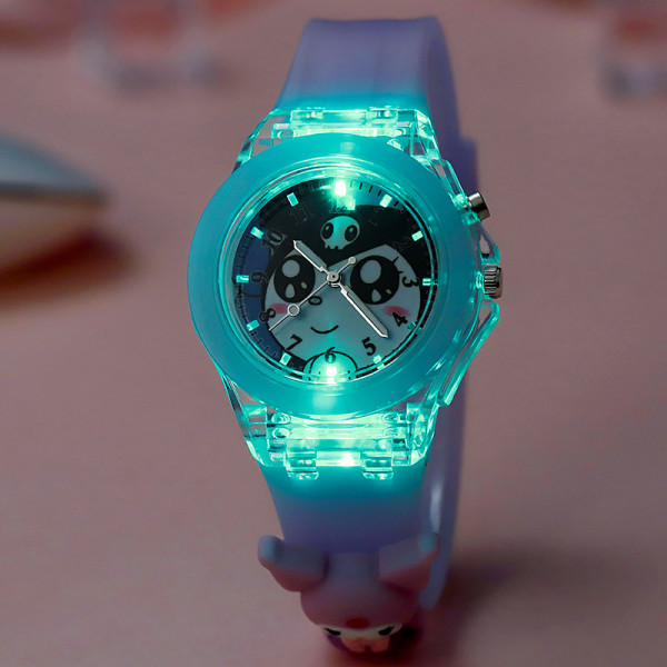 Tecknad Kawaii Anime watch självlysande elektronisk watch A7