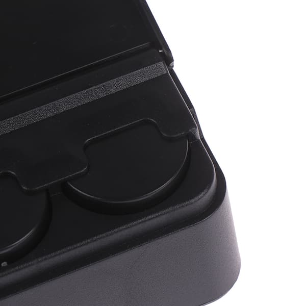 Bil Svart Case Lösväxlingsförvaringslåda Liten pengaplånbok Black onesize