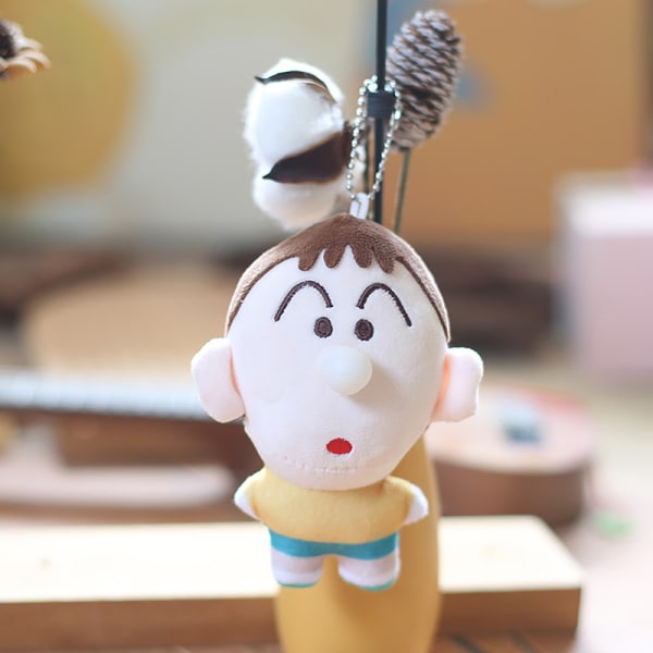 e Little Snot Crayon Plys Nøgleringe e Plysdukke Anime Kawai One Size