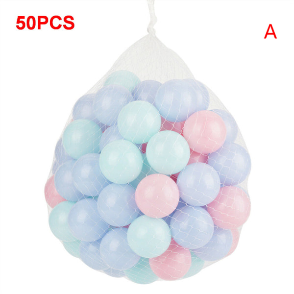 Morsomme 100/200 fargerik ball myk plast havball baby barn S 50PCS