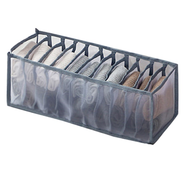 Underkläder BH Organizer Förvaringslåda Drawer Closet Organizers Di Gray 11 grids