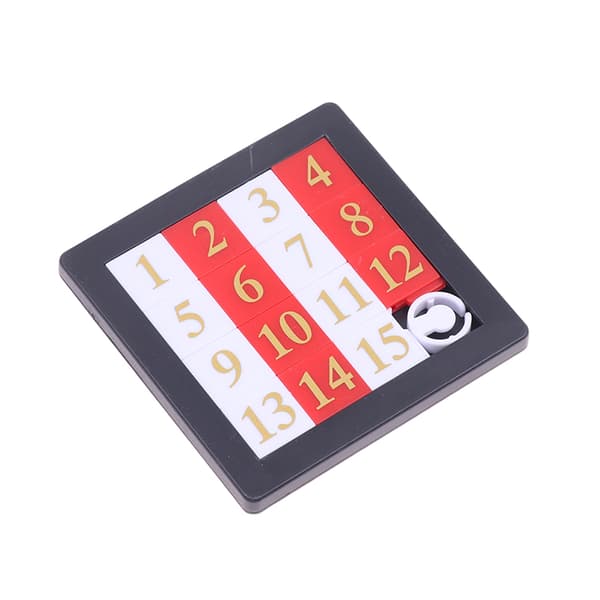 1-15 Number Slide Puzzle Brain Pusselspel Träna hjärnan one size