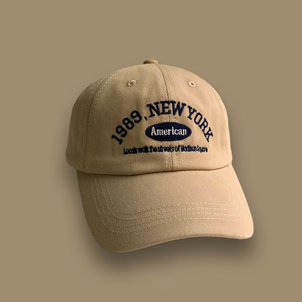Retro baseballcapser for menn og kvinner Streeted broderi White