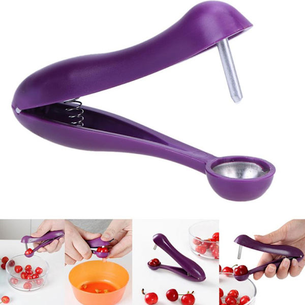 Cherry Olive Pitter Stoner Stone Pit Remover Easy Grip Xmas G onesize