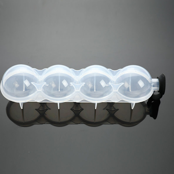 4 Cavity Bar Kugle Ice Cube Form Form Kuglefryser Makerbakke White 2 pcs