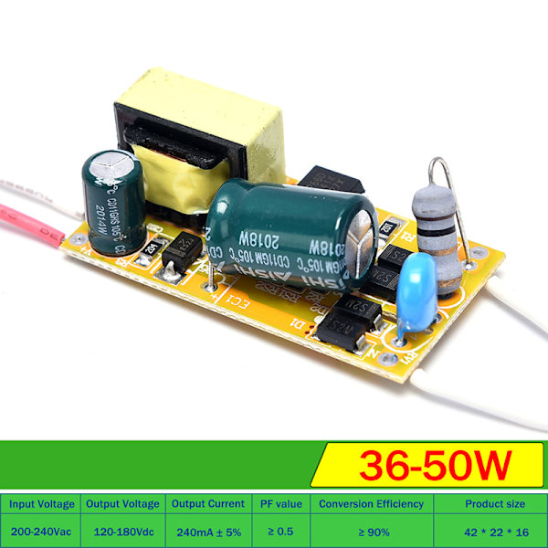 3W 5W 8W 18W 36W LED Light Driver Supply Transformator Radiating 36-50W