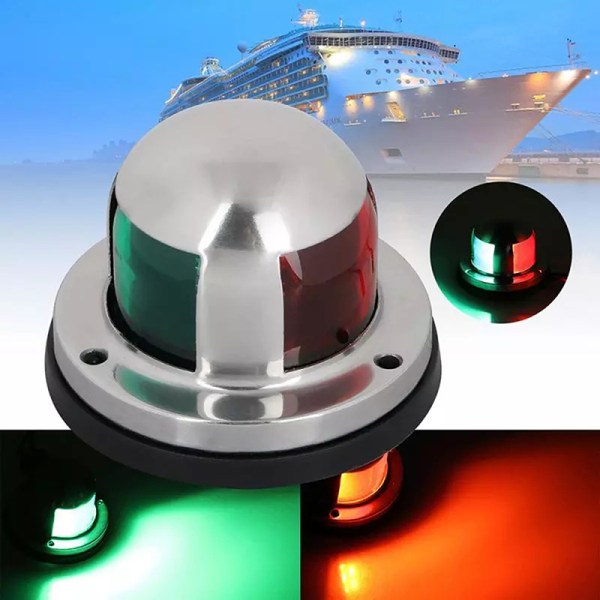 Bådnavigationsindikator Spot Light Marine Båd Yacht LED Advarsel green