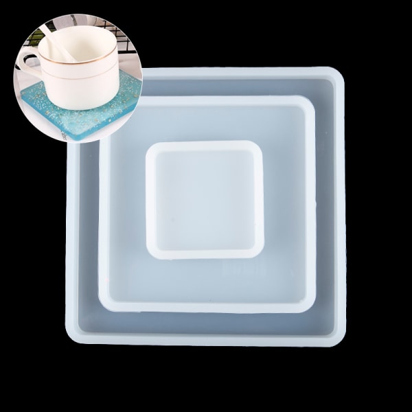 Fyrkantiga silikongjutningsepoxiformar för DIY- molds A1&A2&A3