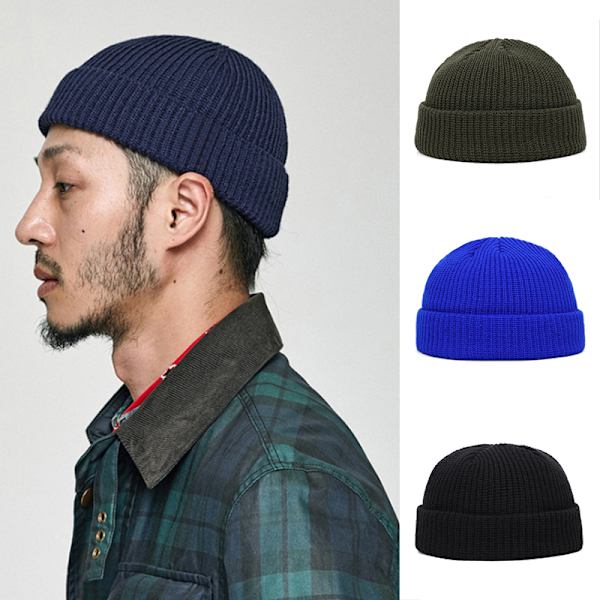 Unisex Mænd Kvinder Beanie Hat Varm Ribbet Winter Turn Ski Fisherm Wine red