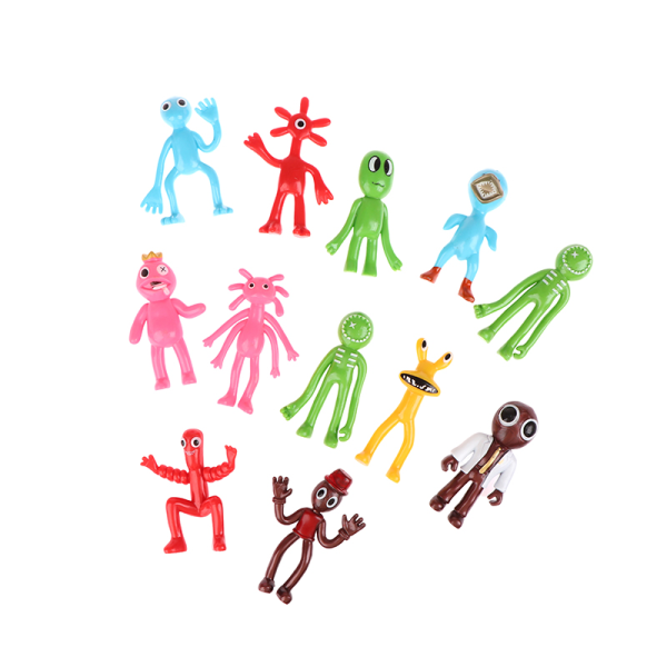 Rainbow Friends Figurlegetøj tegneseriespil Karakterdukke Kawaii M One Size