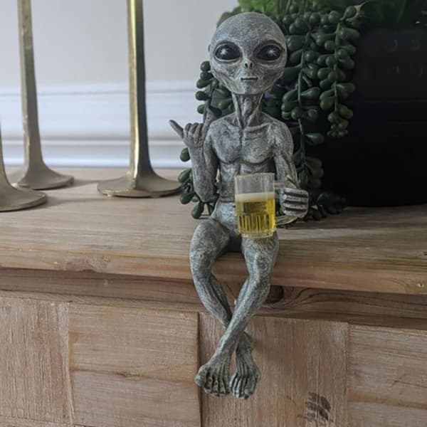 Alien Harts Staty Ornament Alien Trädgårdsskulpturer & Statyer Y A2