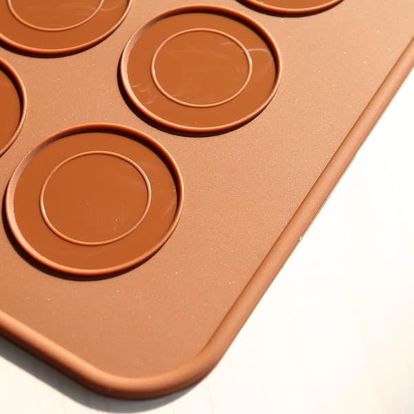 Silikone bagemåtte Stor dobbeltsidet aron aroon Dessert DIY M