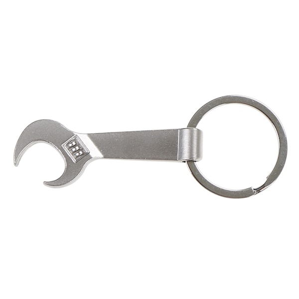 Miljövänlig Silver Metal Spanner Öl Flasköppnare Nyckelring