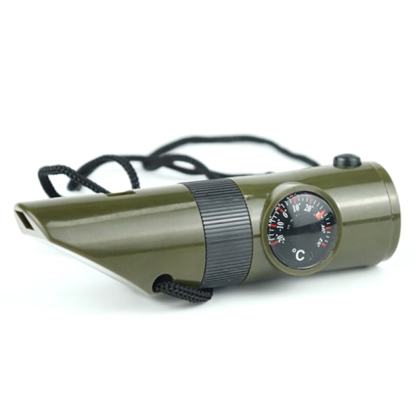 Multifunktionell visselpipa 7 i 1 Survival Bushcraft Trekking Comp