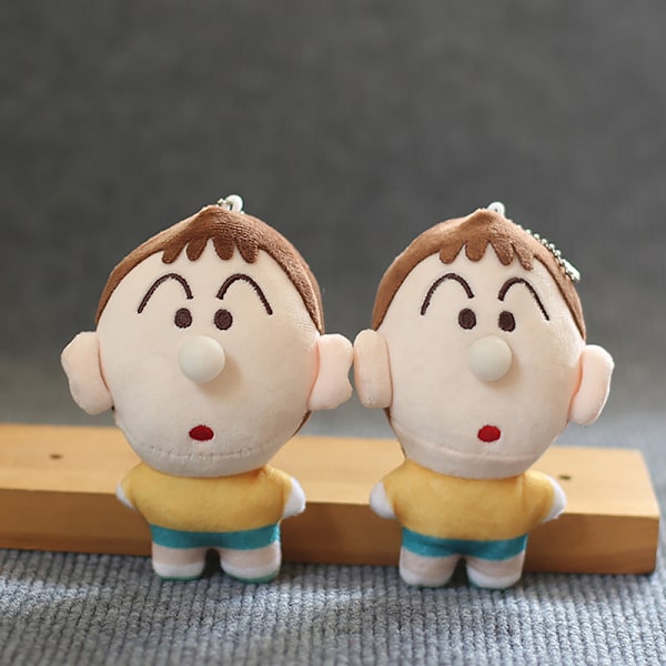e Little Snot Crayon Plysch Nyckelringar e Plyschdocka Anime Kawai One Size