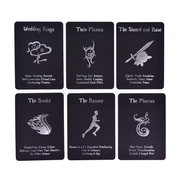 54 Island Time Wellness Kärlek Oracle Cards Tarot Card Divination 1PC