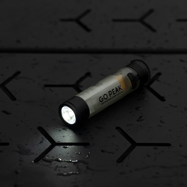 1 stk. Mini lommelygte til lommen Udendørs nøgleclips Hætte Ambient Led Lon Orange 2