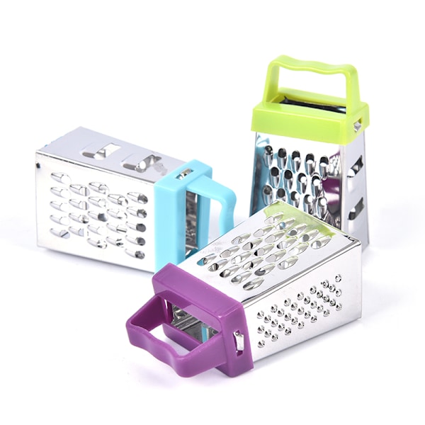 4-sidigt blad ost Grönsaker rivjärn Gurka Slicer ter Box Green 1 pc