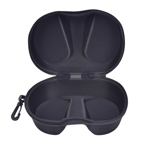 Dykglasögon Förvaringslåda Scuba Snorkel Set Face Cover Snor Black