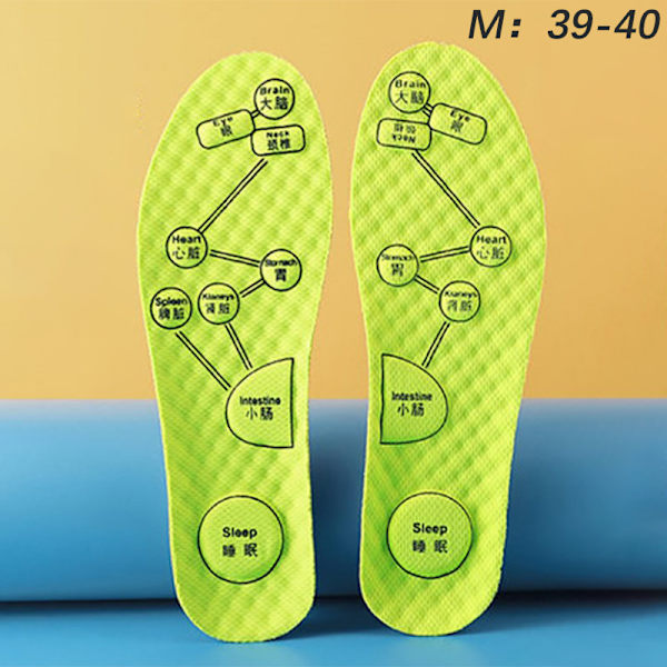 Fot Akupressur Innersula Andas Sportkudde Inserts Deod green 39-40